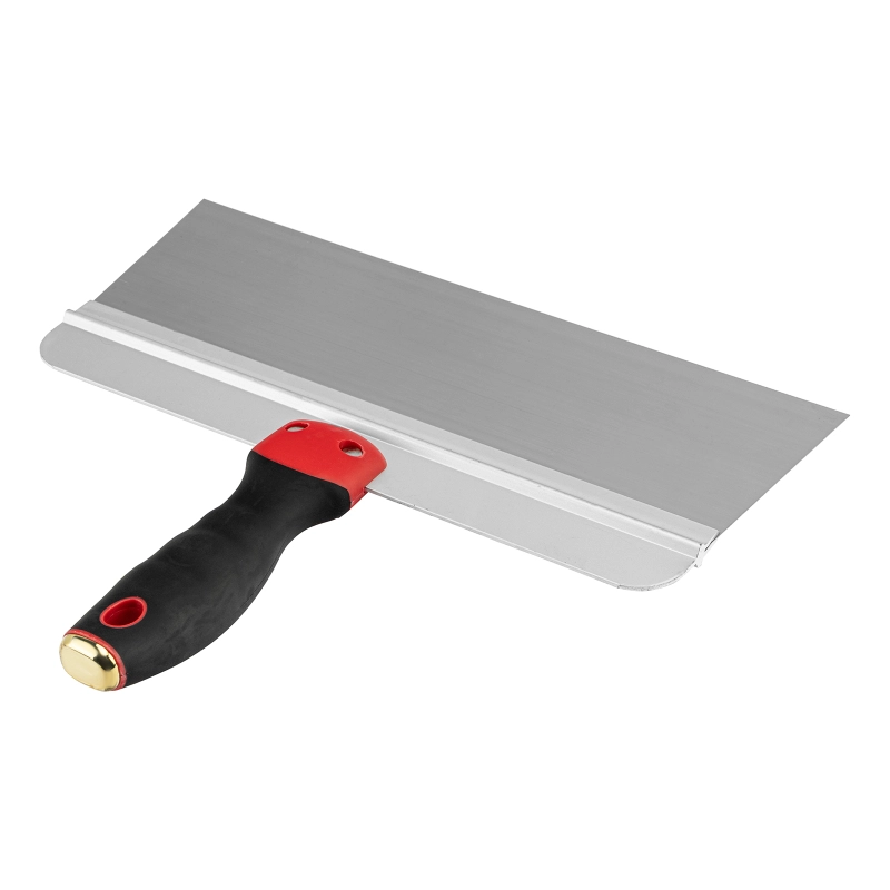 Шпатель фасадный из нержавеющей стали, 300 мм, двухкомпонентная ручка, широкое полотно Matrix (85503)