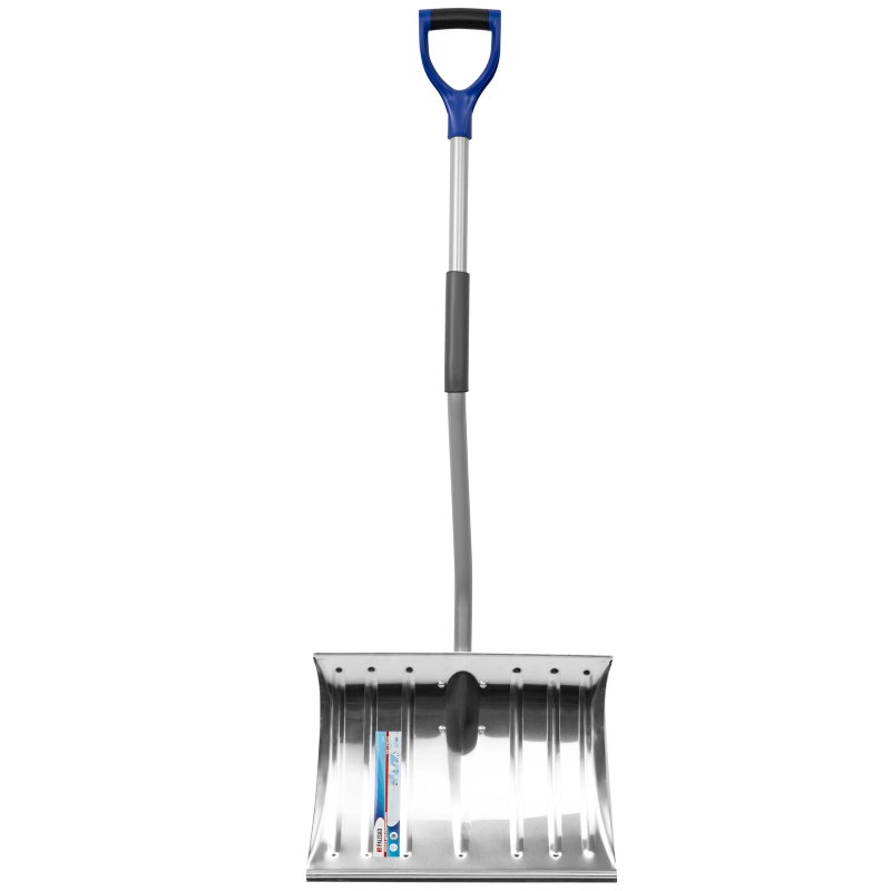 Лопата для уборки снега алюминиевая, 465 х 340 х 1300 мм, стальной черенок, Palisad (61573)