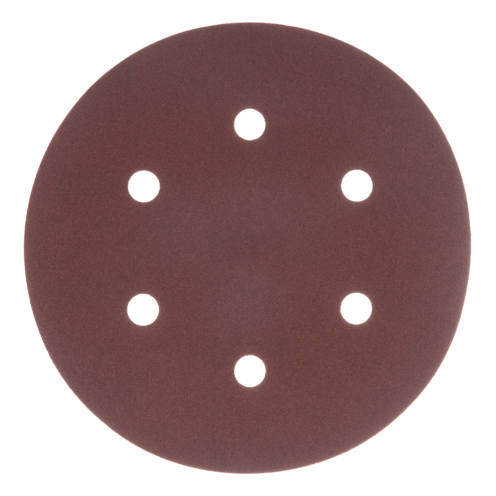 Круг абразивный на ворсовой подложке под "липучку", перфорированный, P 120, 150 мм, 5 шт Matrix (73841)