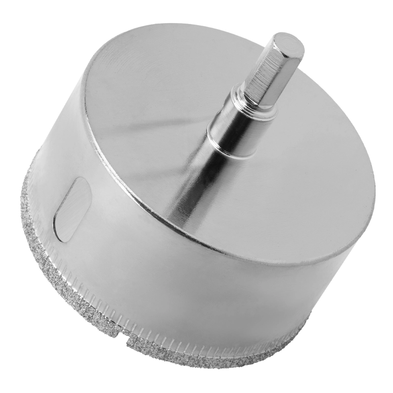 Сверло по керамической плитке и стеклу, 60 х 55 мм, шестигранный хвостовик, с центрующим сверлом Сибртех (72724)