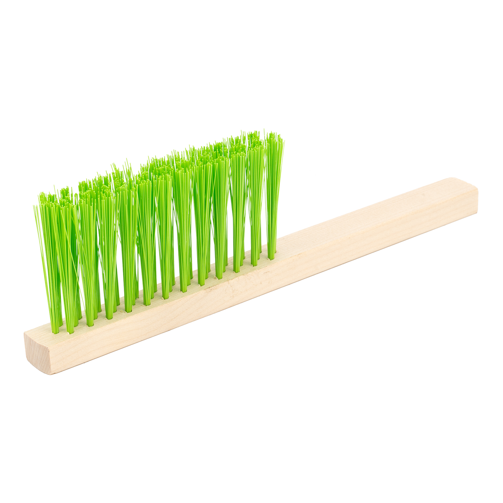 Щетка-сметка трехрядная, 280 мм, деревянная ручка Сибртех (84628)