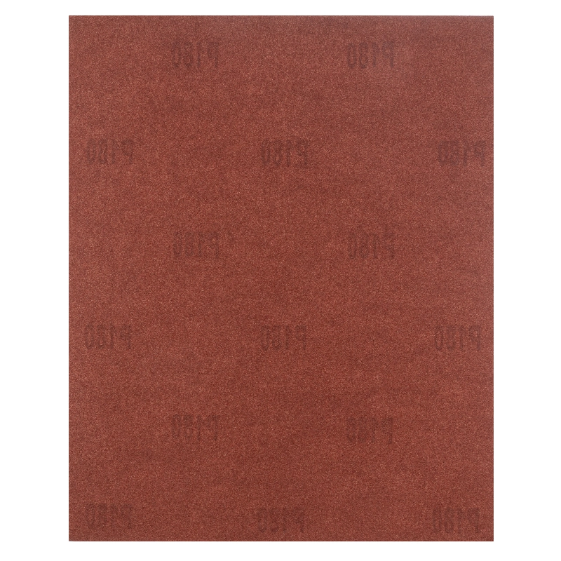 Шлифлист на бумажной основе, P 180, 230 х 280 мм, 10 шт, водостойкий Matrix (75612)