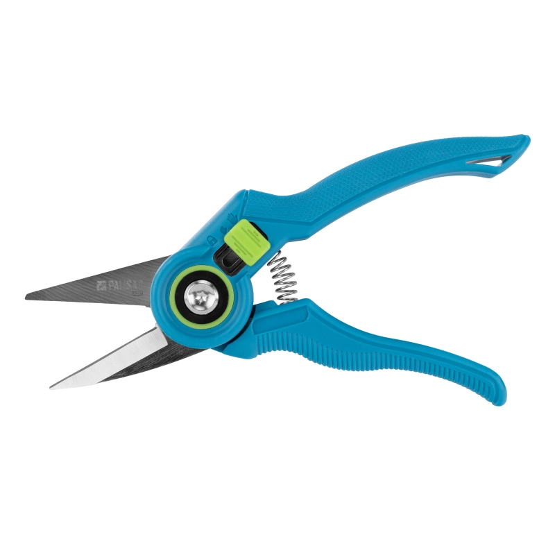 Секатор цветочный, 215 мм, регулировка захвата, пластиковые рукоятки, LUXE Palisad (60458)