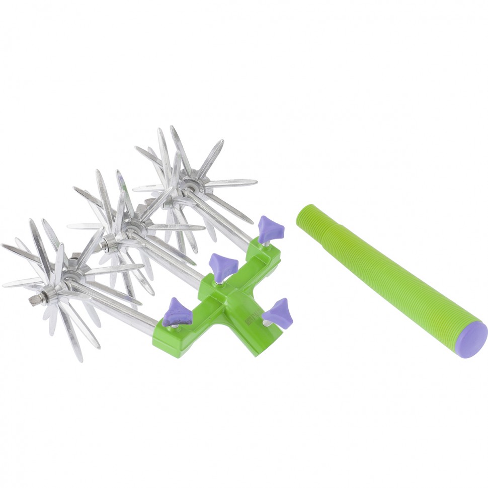 Культиватор садовый, 3 пары колес, рукоятка с 1 парой колес 65 х 205 мм, Palisad (62030)