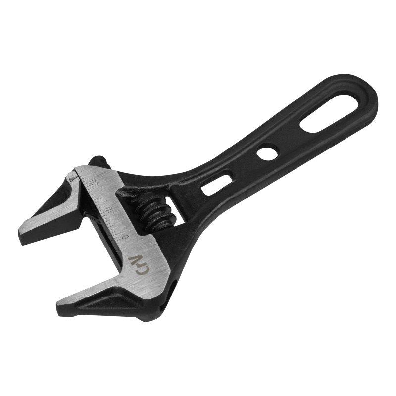 Ключ разводной 115 мм, CrV, кованый, укороченная рукоятка Denzel (15751)