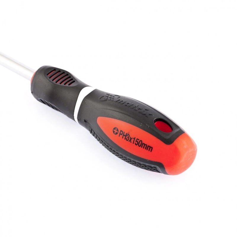 Отвертка "Era", PZ0 x 75 мм, CrV, трехкомпонентная рукоятка Matrix (12090)