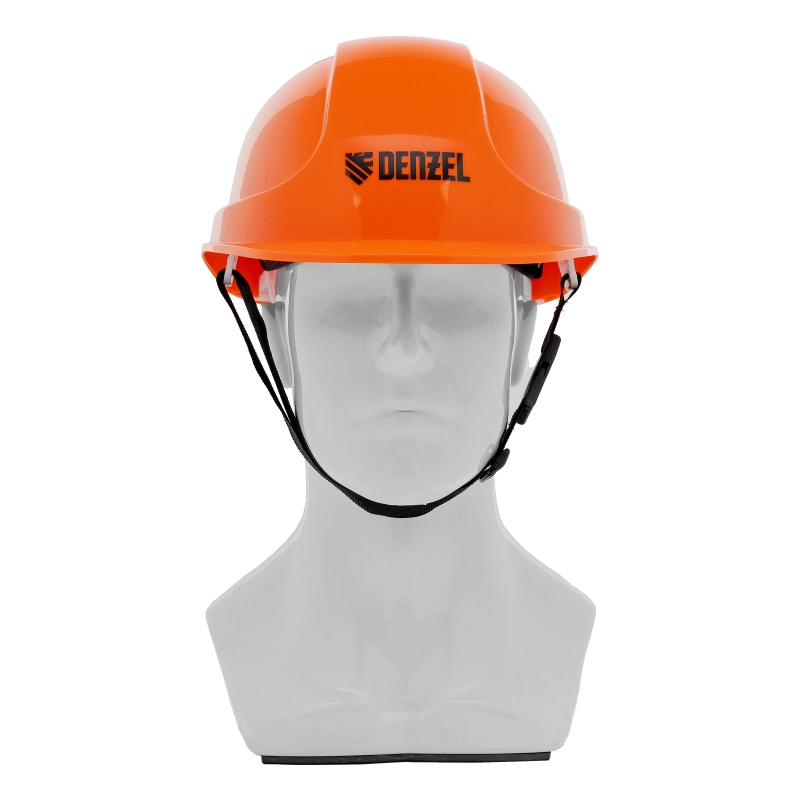 Каска защитная ударопрочная, ABS/PC, плавная регулировка, модель «Форвард» (К-05)оранж. Denzel (89206)