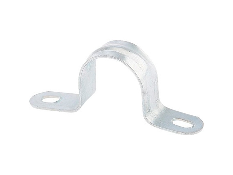 Скоба металлическая двухлапковая, 19 мм, 100 шт Сибртех (48191)