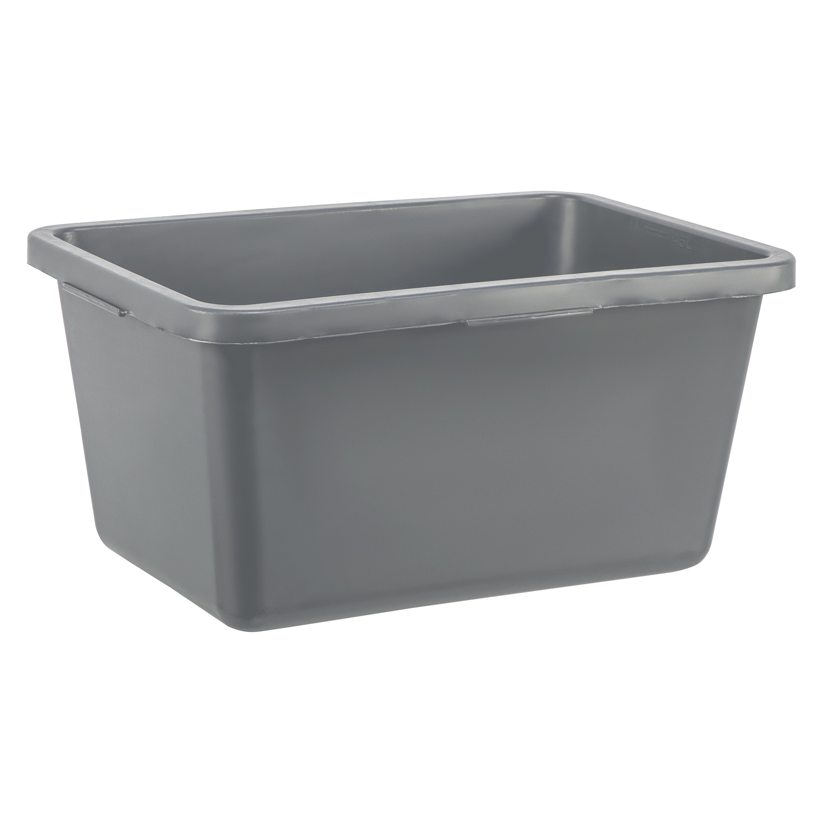 Таз прямоугольный строительный усиленный, 45 л Matrix (81470)