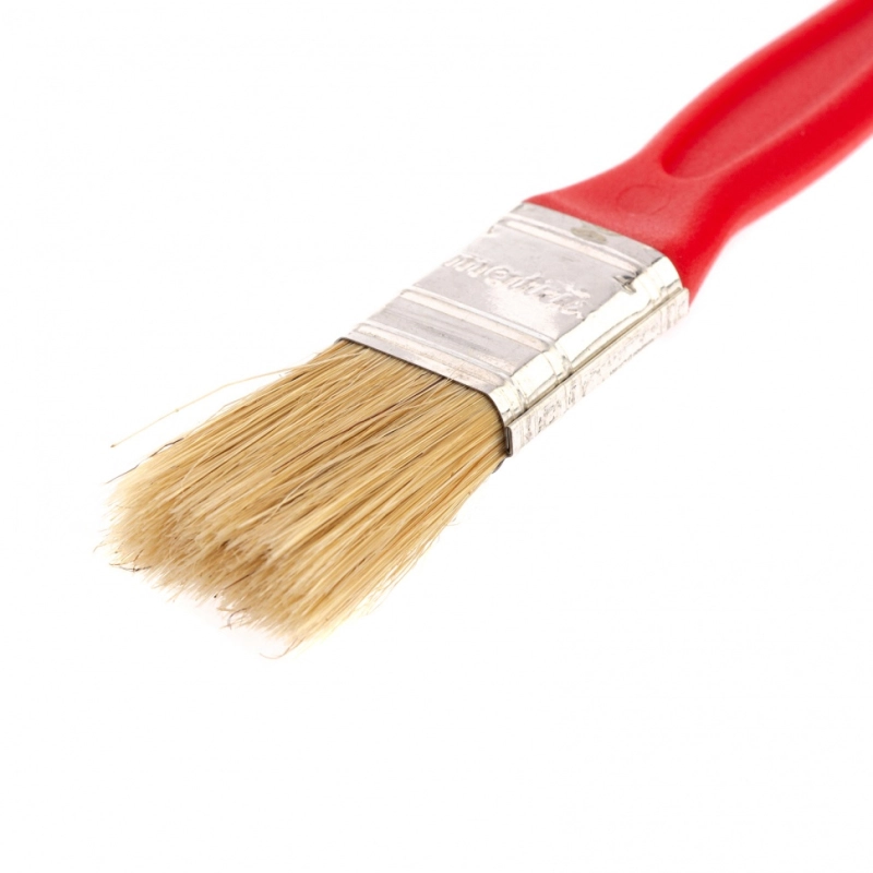 Кисть флейцевая удлиненная, 25 x 10, натуральная щетина, пластиковая ручка Matrix (83400)