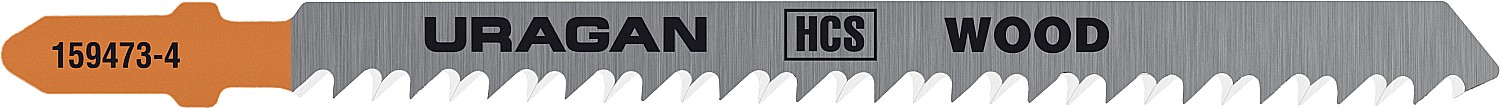 URAGAN T301CD, T-хвост., по дереву, HCS, шаг 4 мм, 100 мм, 2 шт, полотна для лобзика (159473-4)