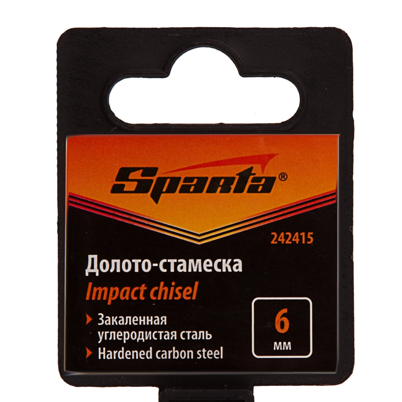 Долото-стамеска 6 мм, деревянная рукоятка Sparta (242415)