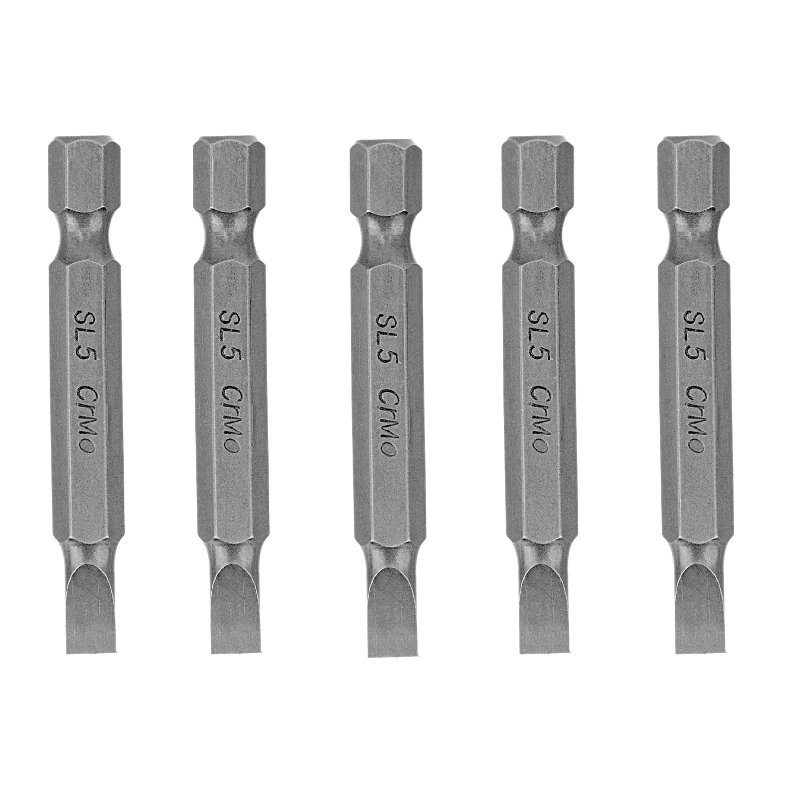 Бита SL5 x 50, сталь CrMo, 5 шт. Сибртех (11257)