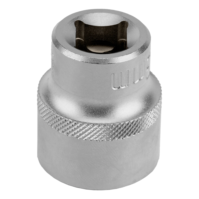 Головка торцевая, 23 мм, шестигранная, CrV, под квадрат 1/2 Stels (13834)