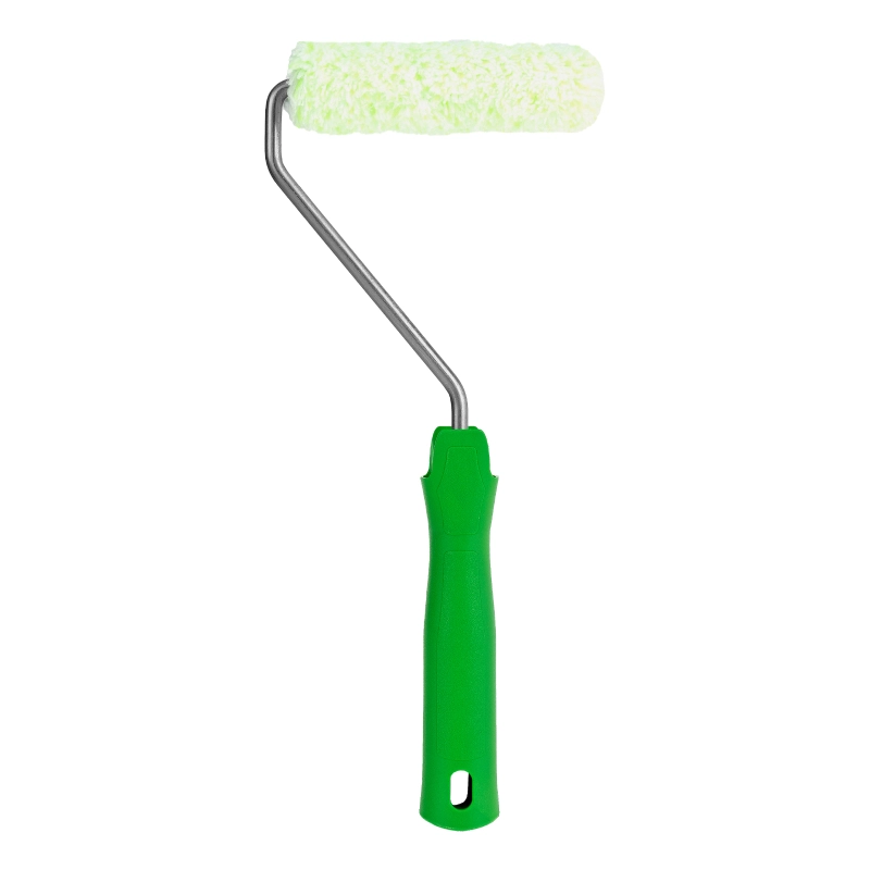 Мини-валик в сборе "Работы с древесиной", 110 мм, ворс 12 мм, D 16 мм, D ручки 6 мм, микроволокно Сибртех (80596)