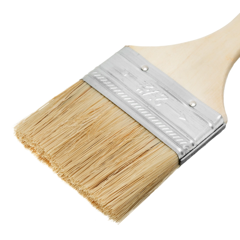 Кисть плоская Slimline 2.5" (63 мм) натуральная щетина, деревянная ручка Sparta (824355)