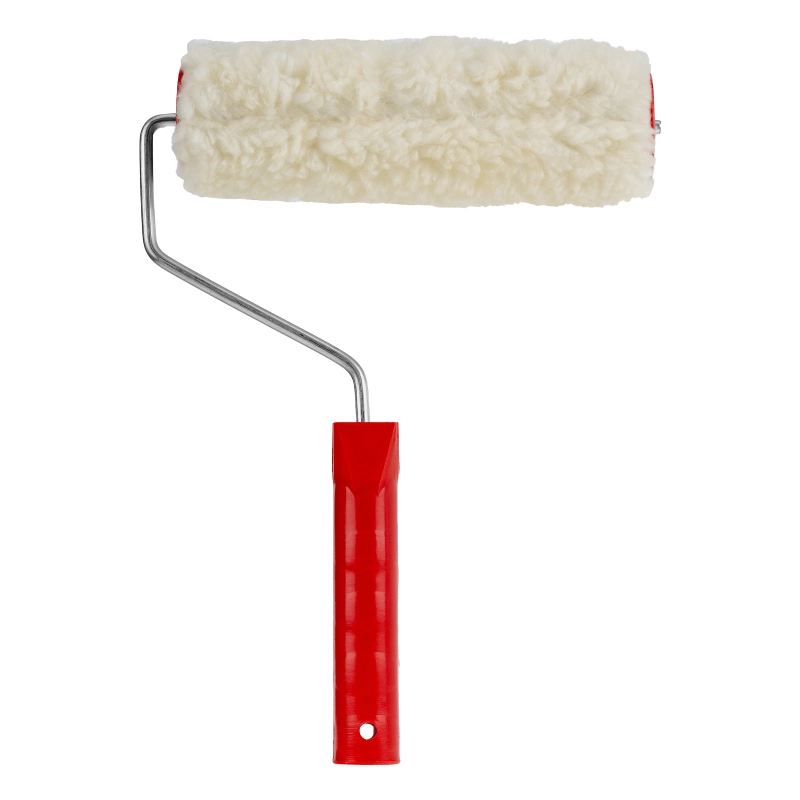 Валик "Натуральный мех", в сборе, 200 мм, D 48 мм, D ручки 6 мм, крепление шплинтом Сибртех (80163)