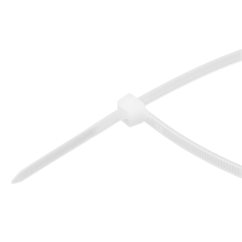 Хомуты, 400 x 4.8 мм, пластиковые, белые, 50 шт Сибртех (45538)