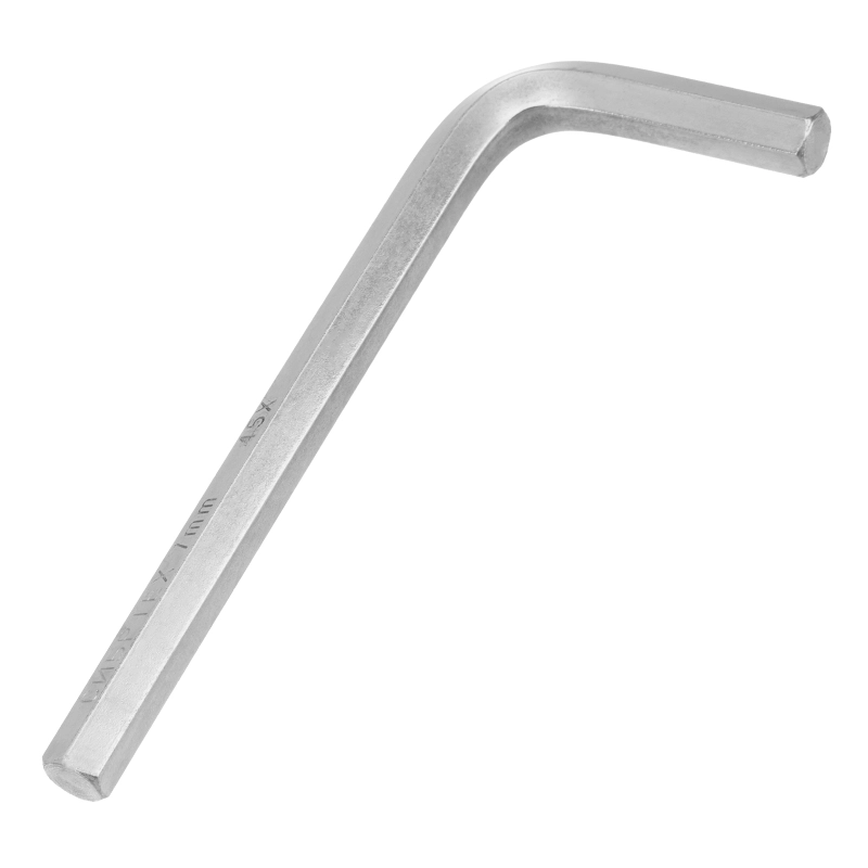 Ключ имбусовый HEX, 7 мм, 45x, закаленный, никель Сибртех (12334)