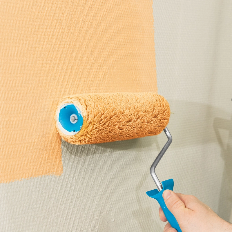 Валик для Фасадных работ синтетический, 250 мм, ворс 18 мм, D 48 мм, D ручки 8 мм, полиакрил Matrix (80752)