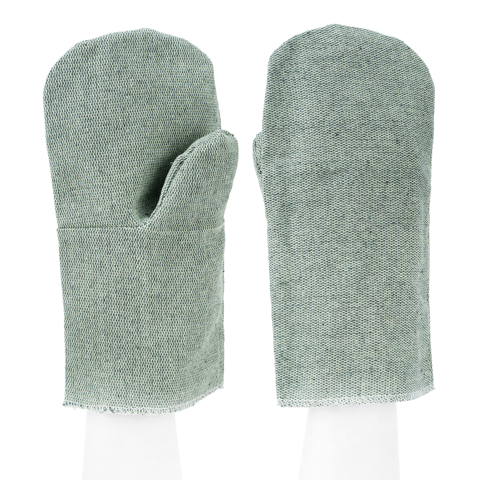 Рукавицы брезентовые огнеупорные, одинарный наладонник, 2 размер Сибртех (68127)