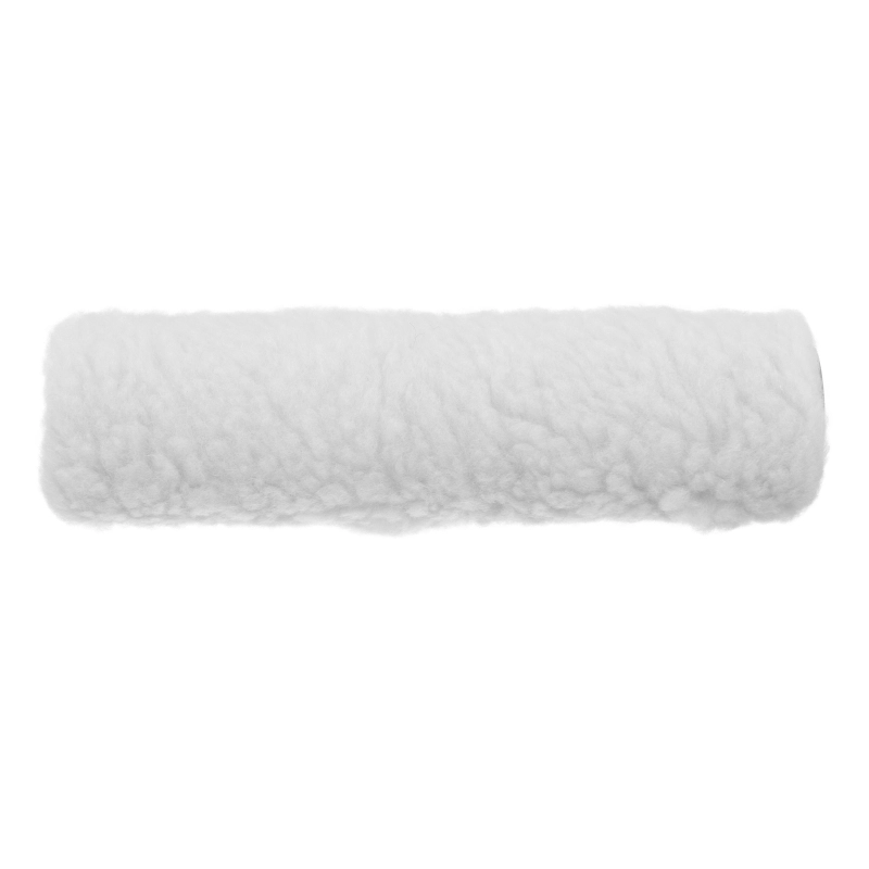 Валик сменный с натуральным мехом, 250 мм, ворс 12 мм, D 48 мм, D ручки 6 мм, Сибртех (80129)