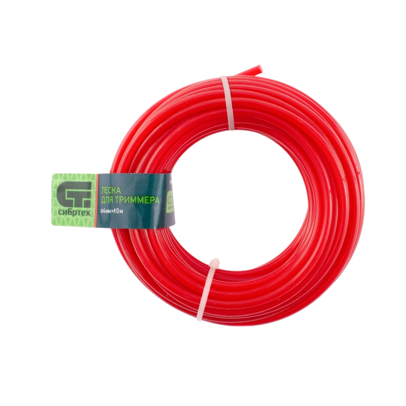 Леска для триммера круглая, 4.0 мм х 10 м, Сибртех (961495)