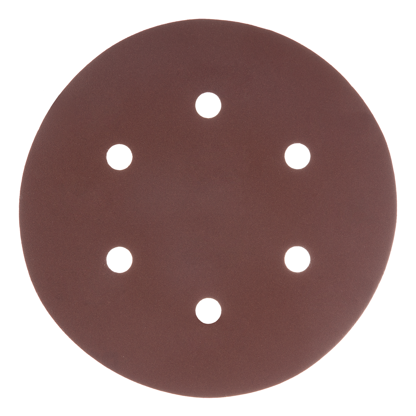 Круг абразивный на ворсовой подложке под "липучку", перфорированный, P 320, 150 мм, 5 шт Matrix (73848)