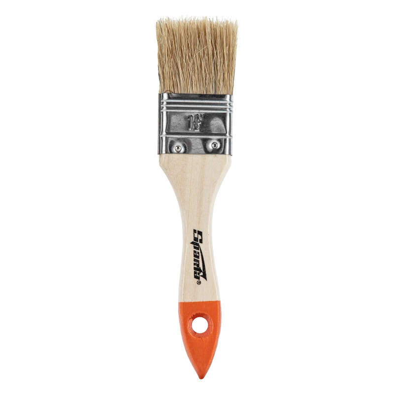 Набор кистей, 10 шт, плоские 3/4"-2" круглые №2, 4 радиаторные 1", 1.5" для масляной краски №2, 6 Sparta (841155)