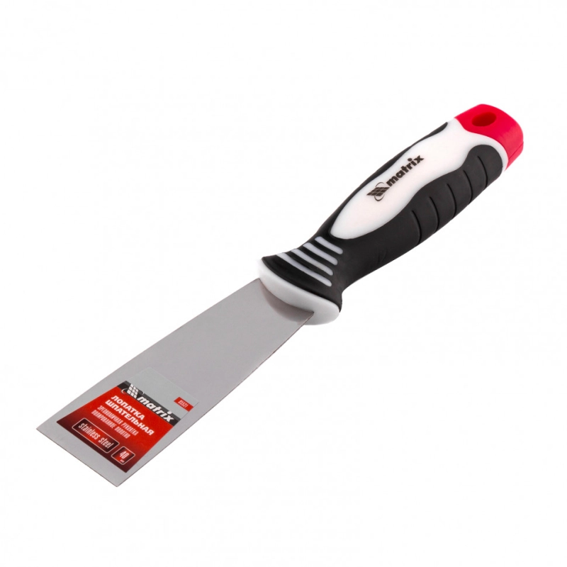 Шпательная лопатка из нержавеющей стали, 40 мм, трехкомпонентная ручка Matrix (85531)