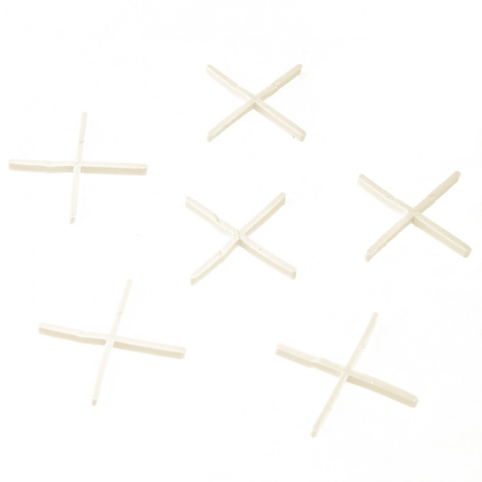 Крестики 1 мм, для кладки плитки, 100 шт Сибртех (88019)