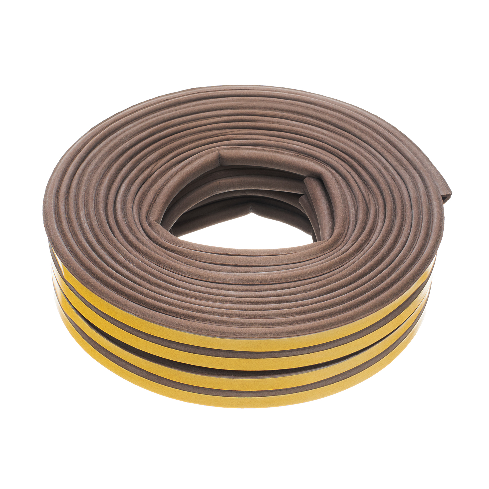 Уплотнитель, 24 м, профиль "P", коричневый Сибртех (93947)