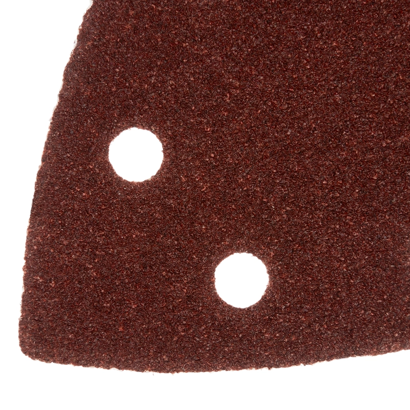 Треугольник абразивный на ворc. подложке под "липучку", перф., P 60, 150х150х100 мм, 5 шт. Denzel (738587)