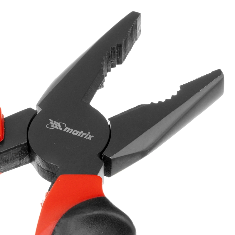 Плоскогубцы комбинированные Black Nickel, 160 мм, двухкомпонентные рукоятки Matrix (16978)