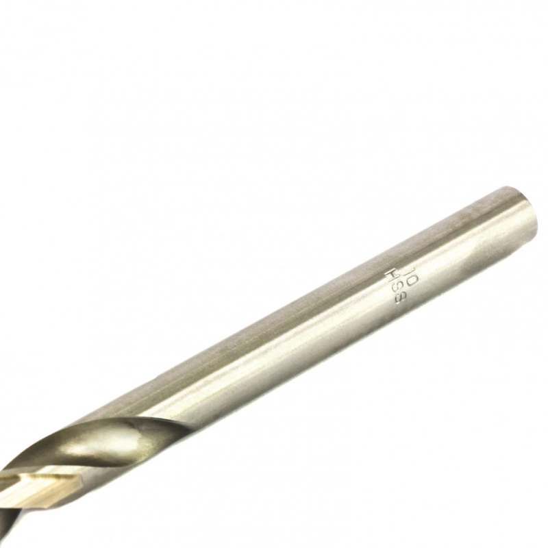 Сверло по металлу, 10 х 184 мм, полированное, удл, HSS, 5 шт, цилиндрический хвостовик Matrix (715100)