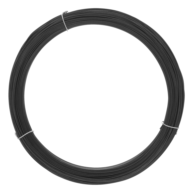 Проволока стальная 50 м, вязальная, термообработанная 0.9 мм Сибртех (84908)