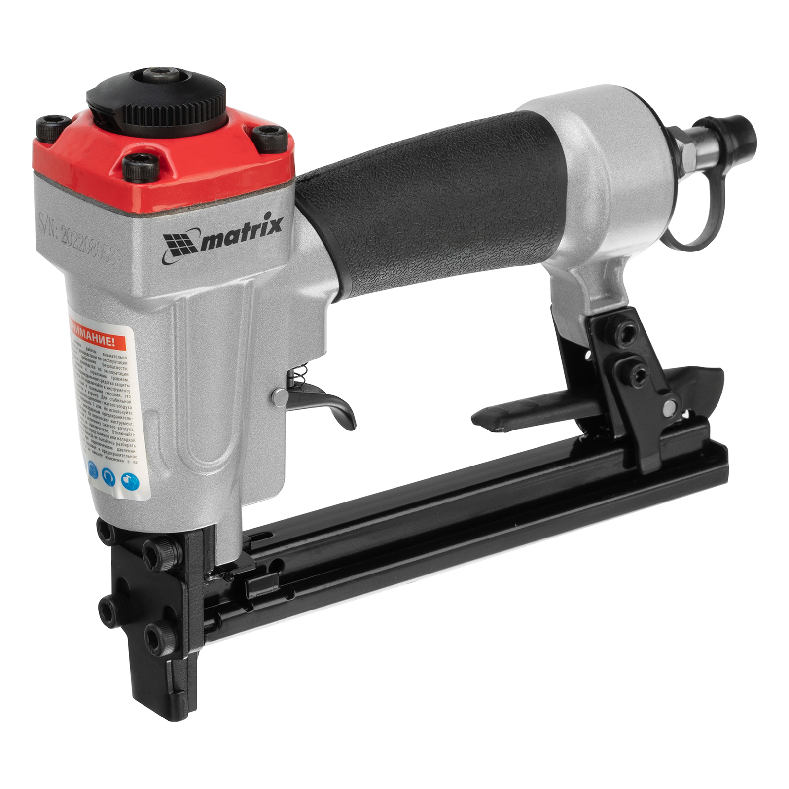 Степлер пневматический для прямоугольных скоб от 6 до 13 мм Matrix (57415)