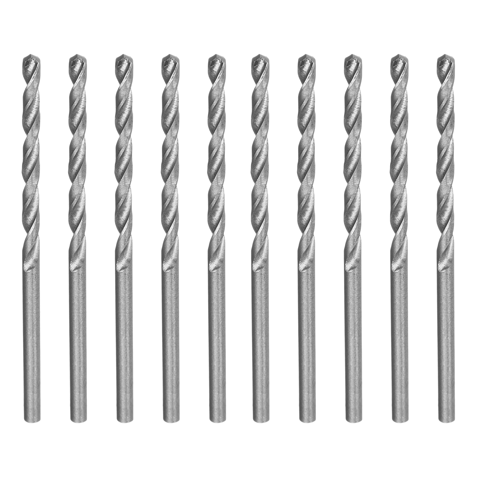 Сверло по металлу, 2.5 мм, полированное, HSS, 10 шт, цилиндрический хвостовик Matrix (71525)