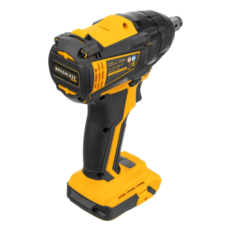 Гайковерт ударный аккумуляторный бесщет CIW-IB-300-0, Li-ion, 18В, 300Нм Denzel (26502)