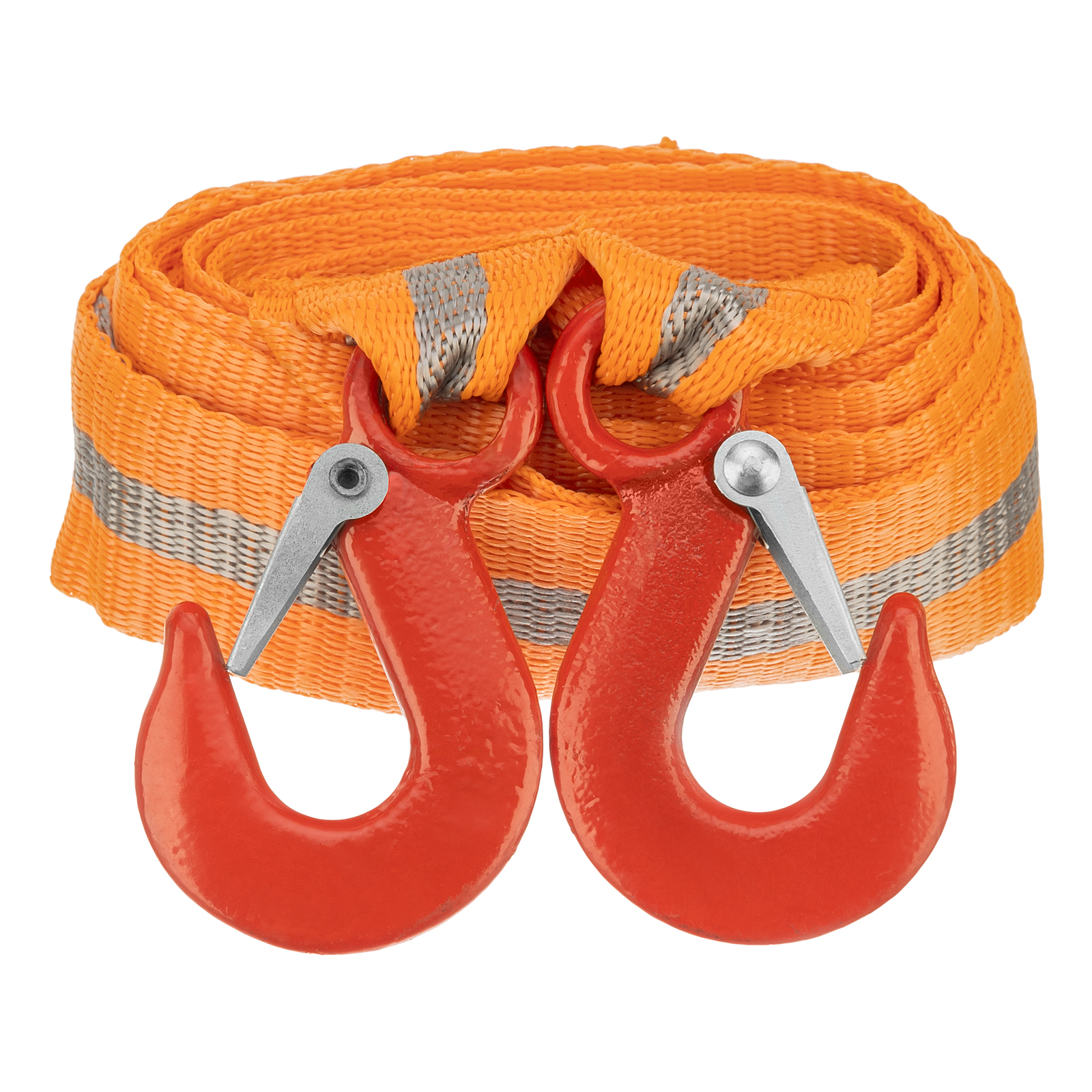 Трос буксировочный 2.5 т, 5 м, 2 крюка, пакет Stels (54371)