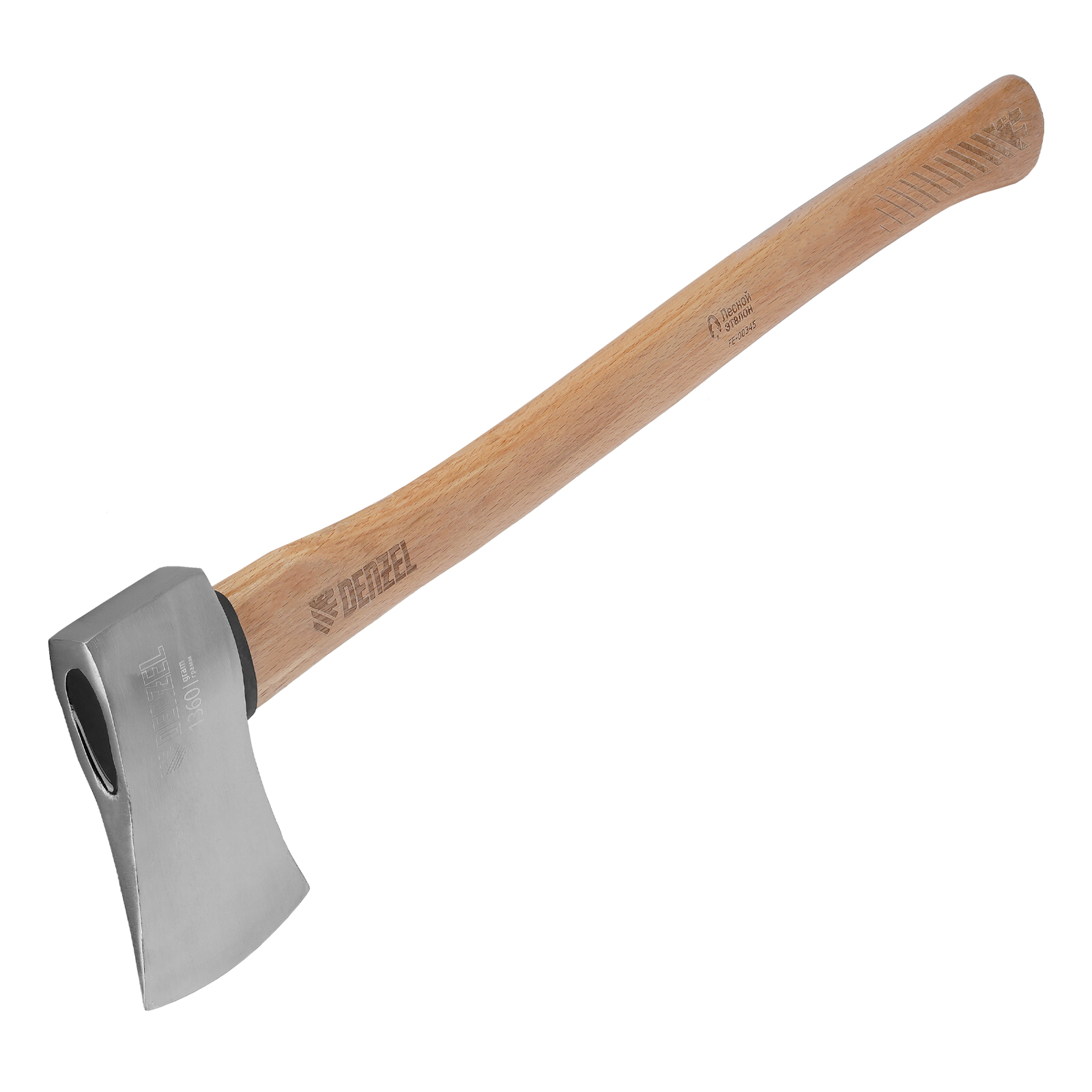 Топор кованый, 1360 г, американский тип, буковая рукоятка, 700мм, EFP Denzel (21889)