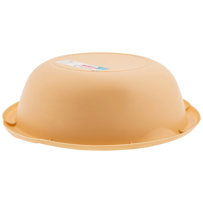 Таз пластмассовый круглый 18 л,бежевый, Home Palisad (929835)