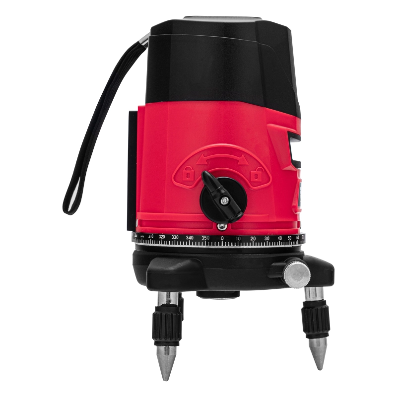 Лазерный уровень CRX-30G, 30 м, зеленый луч, батарейки, резьба 5/8" MTX (35032)