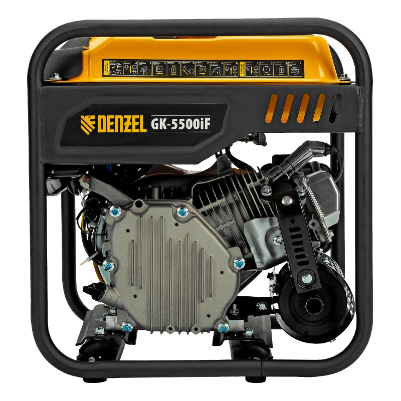 Генератор инверторный GK-5500iF, 5,5 кВт, 230 В, ручной старт DENZEL (94709)