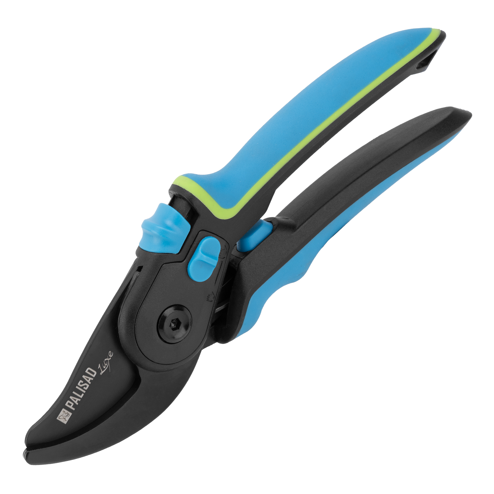 Секатор прямого реза, 225 мм, регулировка захвата, трехкомпонентные рукоятки, Luxe, Palisad (604795)