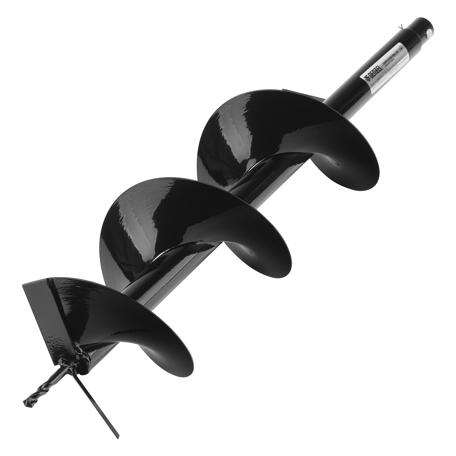 Шнек для грунта E-200, диаметр 200 мм, длина 800 мм,соединение 20 мм, несъемный нож Denzel (56024)