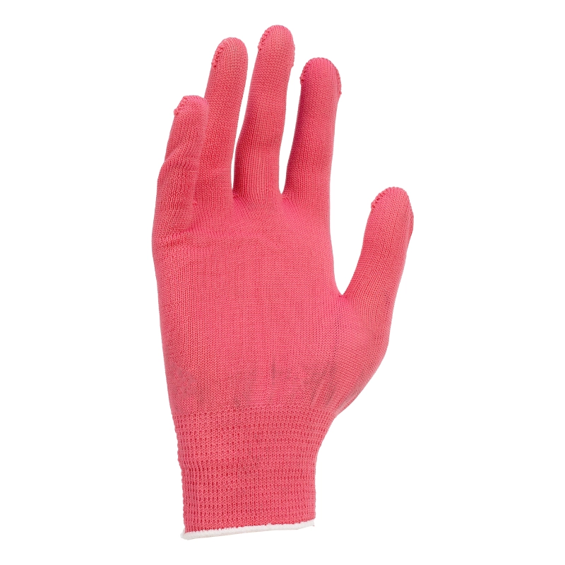 Перчатки Нейлон, 13 класс, цвет розовая фуксия, L (67821)