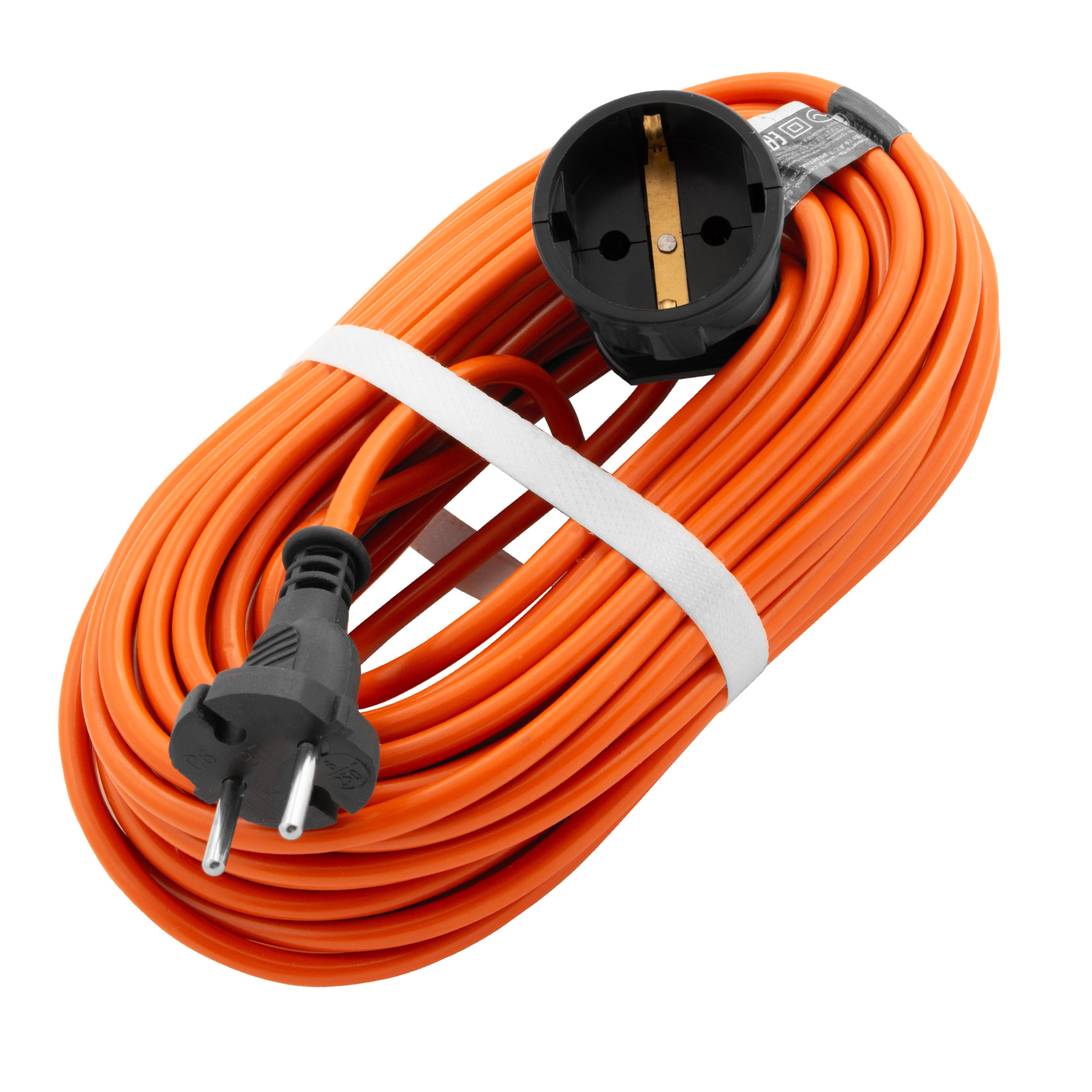 Удлинитель-шнур силовой 20 м, 6А, тип УХз6, ПВС, 1 розетка без заземления Сибртех (95812)