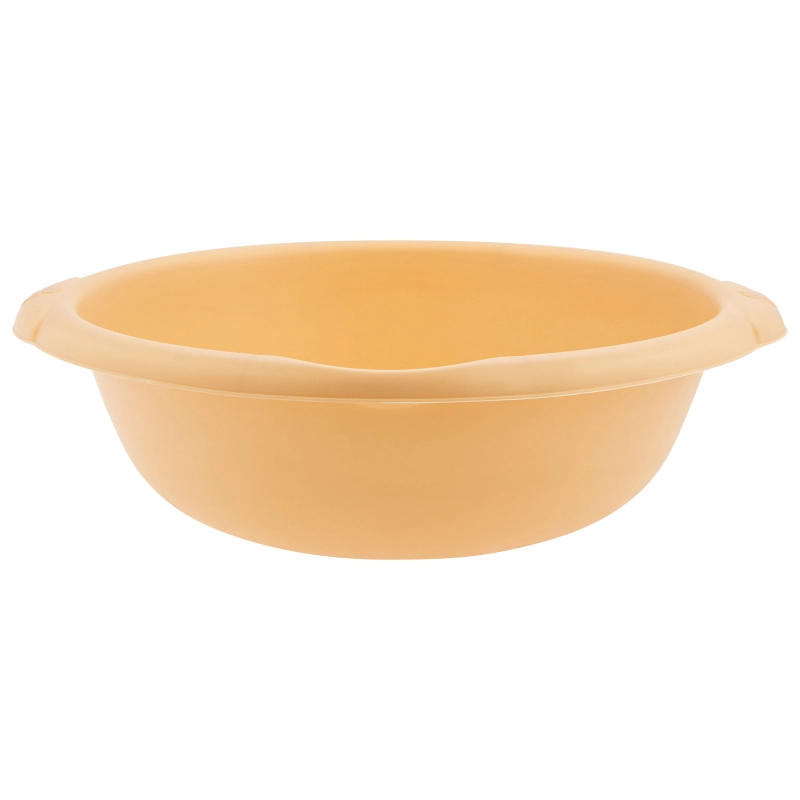 Таз пластмассовый круглый 18 л,бежевый, Home Palisad (929835)