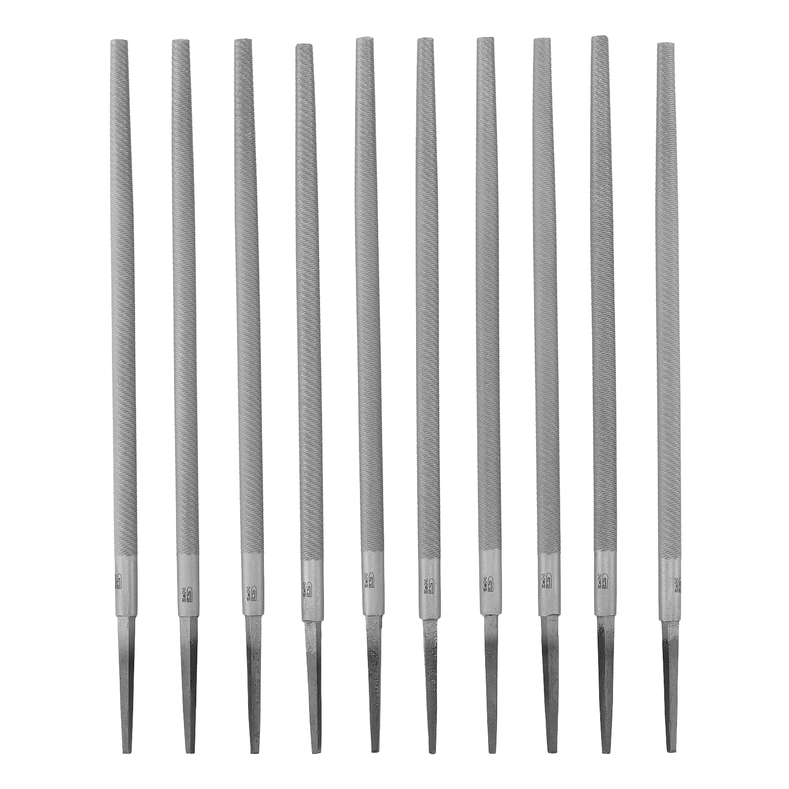 Напильник, 250 мм, №2, круглый, сталь У13А Сибртех (161737)